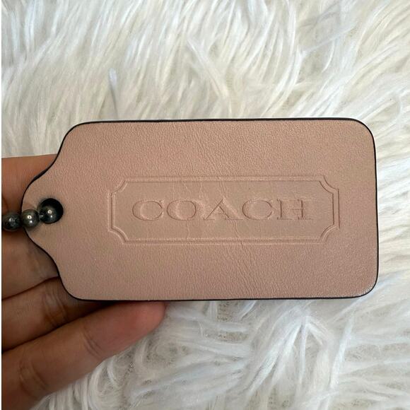 3.5” COACH Fob Bag Charm Hang tag Hangtag - Picture 1 of 2